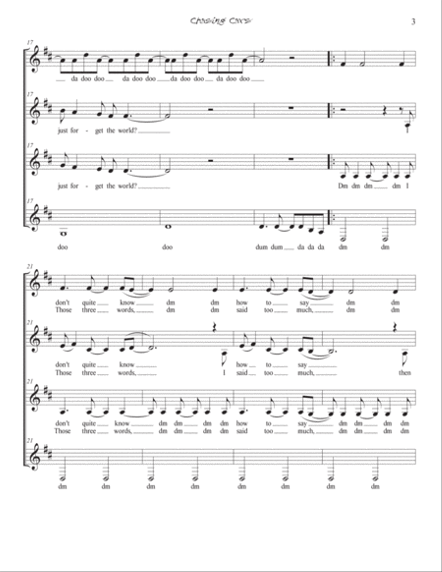 Chasing Cars SSAA scores gallery preview page 3