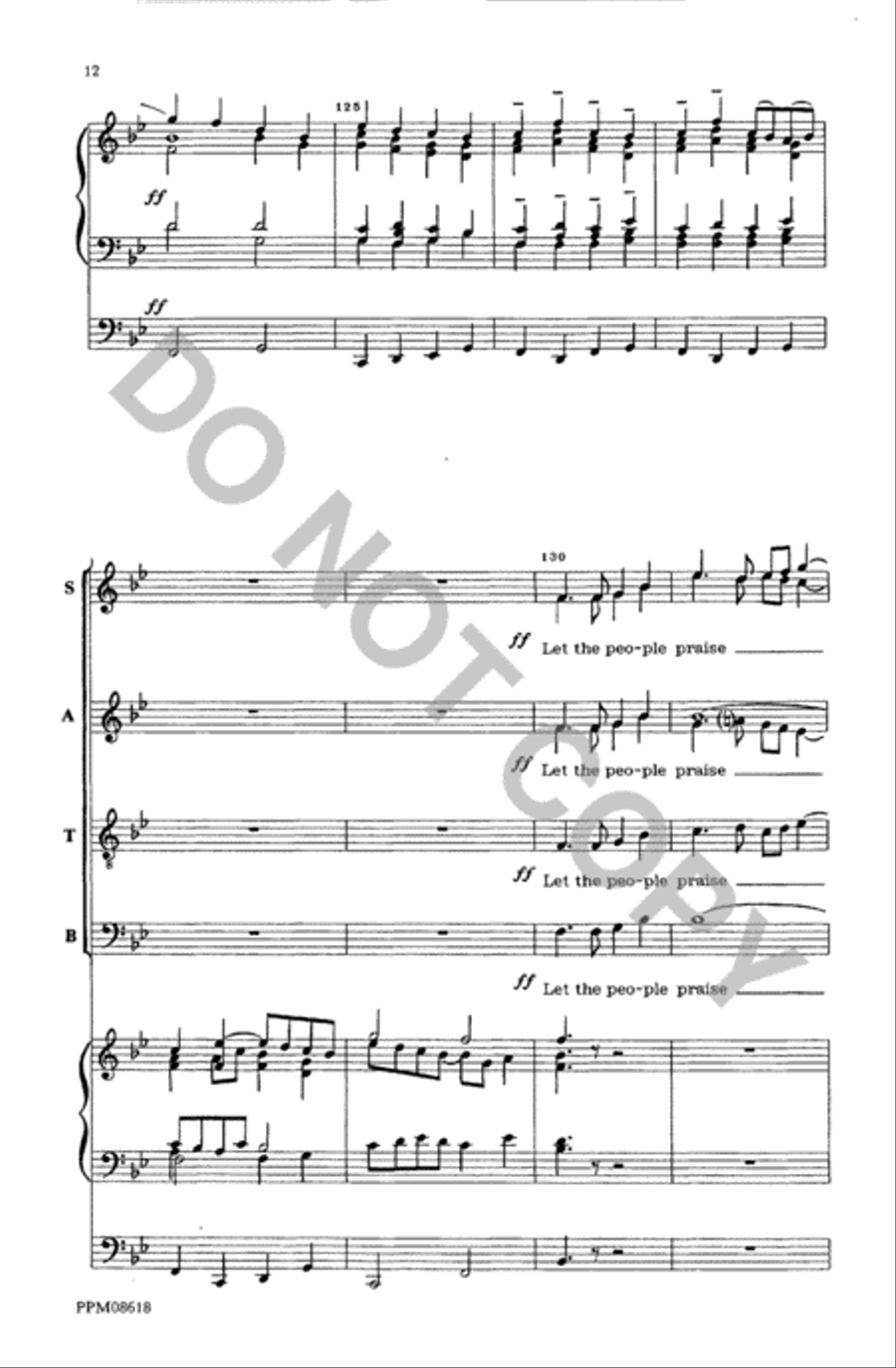 Thou O God Art Praised in Sion Divisi scores gallery preview page 13