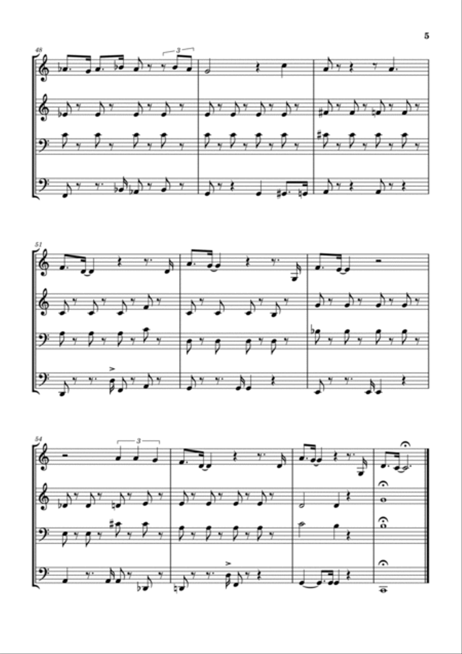 Christmas Is Annoying Christmas Is Annoying Trombone scores gallery preview page 6