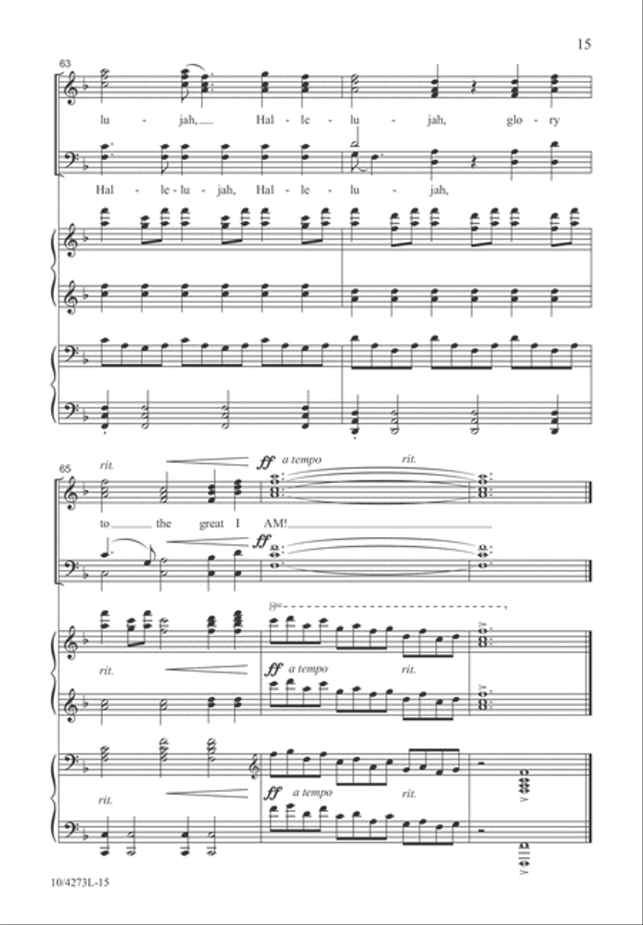 Hark, I Hear the Harps Eternal 4-Part scores gallery preview page 16