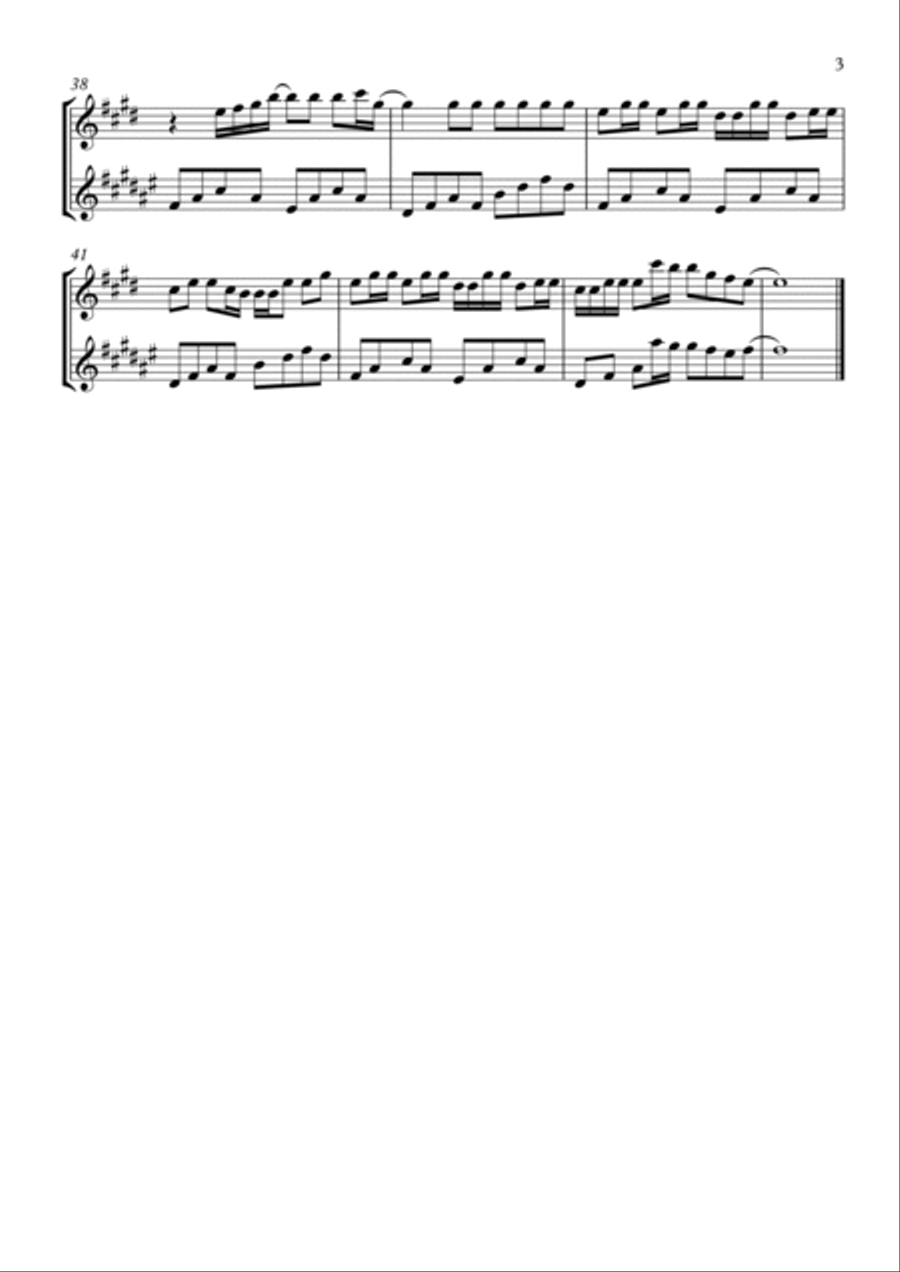 Abcdefu Woodwind Duet scores gallery preview page 3