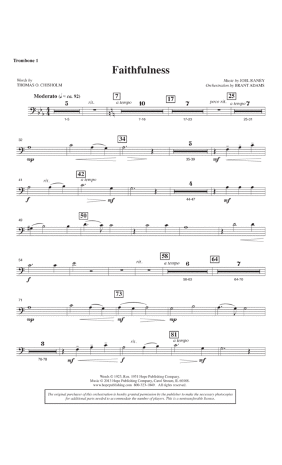 Faithfulness 4-Part scores gallery preview page 41