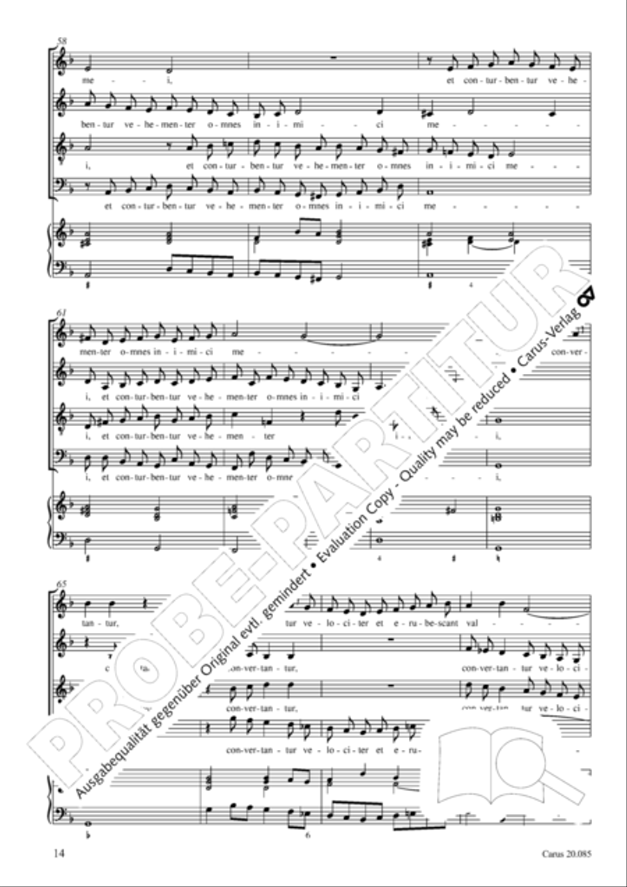Domine, ne in furore tuo arguas me Score scores gallery preview page 15