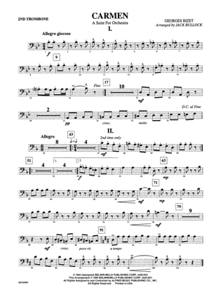 Carmen Suite: 2nd Trombone