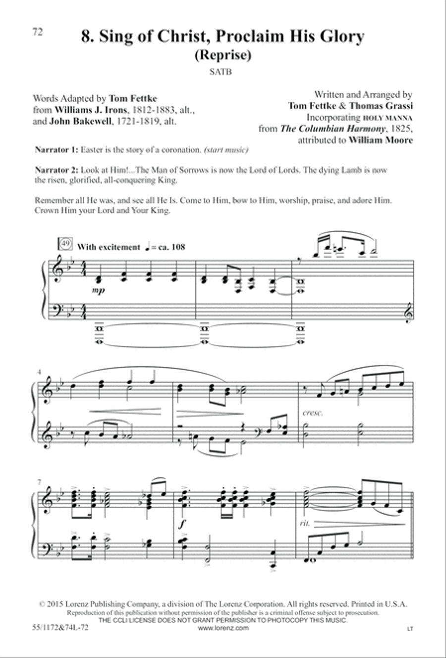 The Easter Story The Easter Story 4-Part scores gallery preview page 73