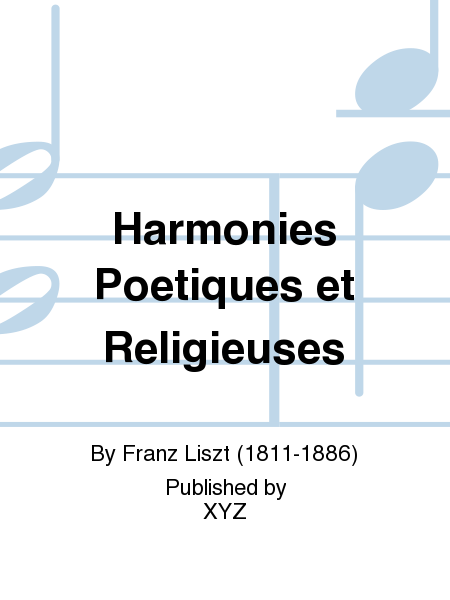 Harmonies Poetiques et Religieuses