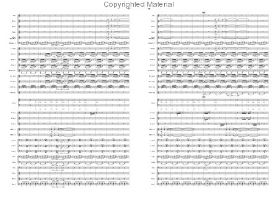 Brabantia Aeterna Concert Band scores gallery preview page 34