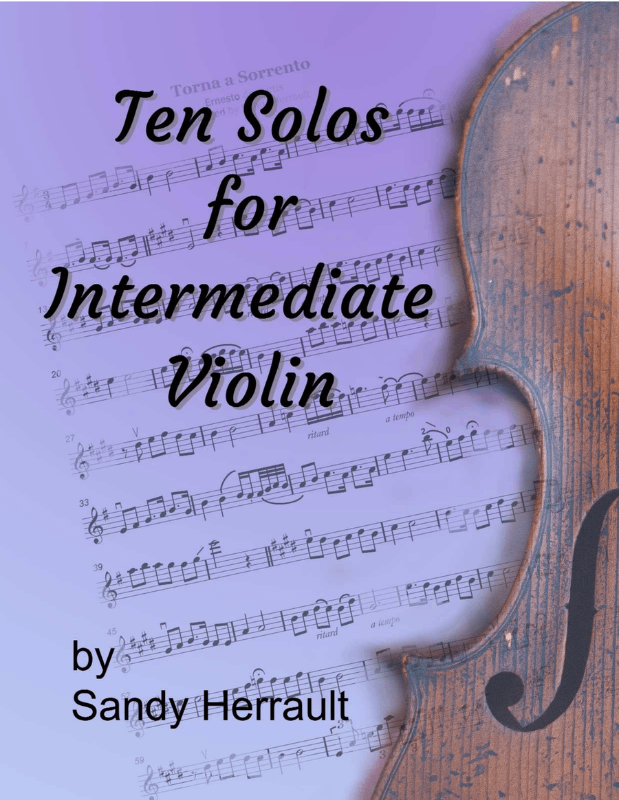 Ten Solos for Intermediate Violin Violin Solo scores gallery preview page 1