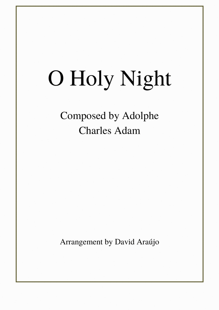 O Holy Night Piano Solo scores gallery preview page 1