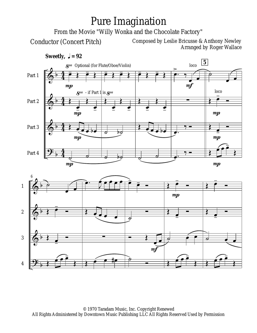 Pure Imagination Small Ensemble scores gallery preview page 2