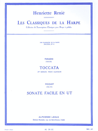 Book cover for Les Classiques de la Harpe – Volume 4