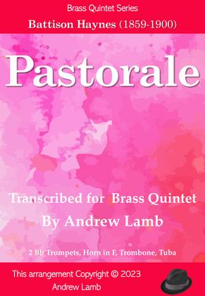 Book cover for Pastorale (by Battison Haynes, arr. for Brass Quintet)