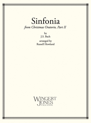 Sinfonia From Christmas Oratorio