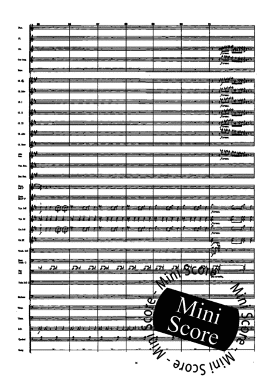 Mars, The Bringer Of War Concert Band scores gallery preview page 18