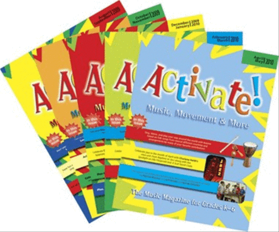 Activate! (2009-2010) Complete Set of Vol. 4 Unison Choir scores gallery preview page 1