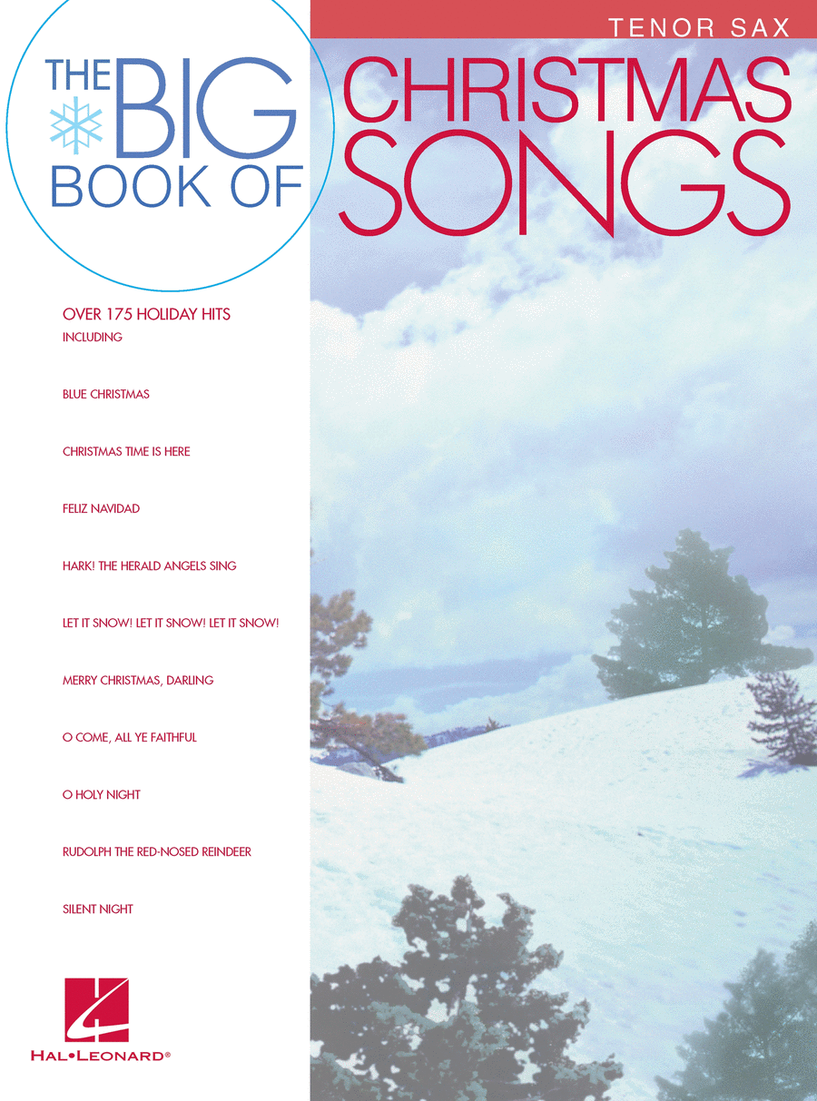 Big Book of Christmas Songs for Tenor Sax Tenor Saxophone scores gallery preview page 1