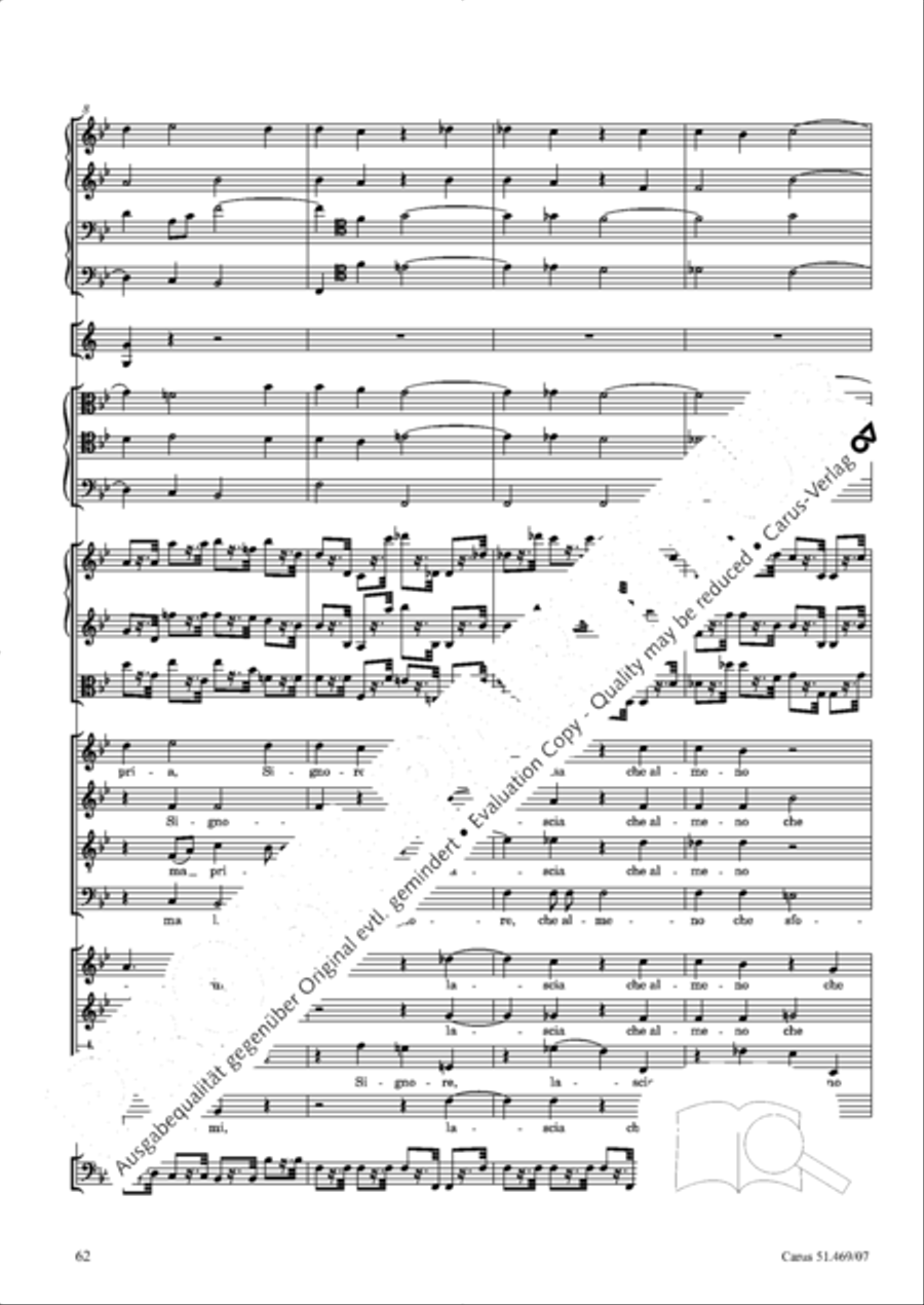 Davide penitente 4-Part scores gallery preview page 75