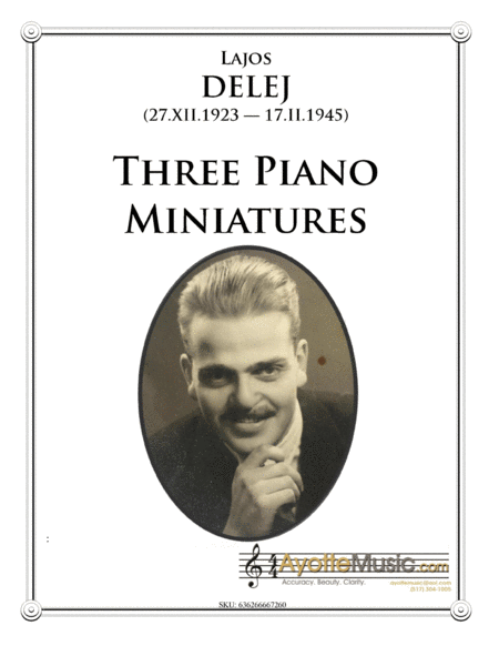 Three Piano Miniatures image number null