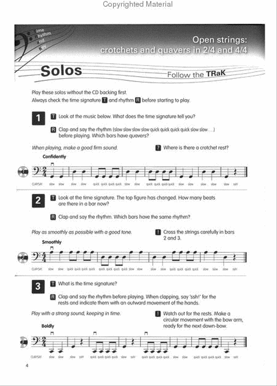 Right@Sight for Cello, Grade 1 [incl. CD] Cello scores gallery preview page 2