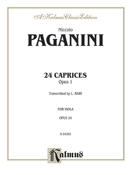 Twenty-four Caprices, Op. 1