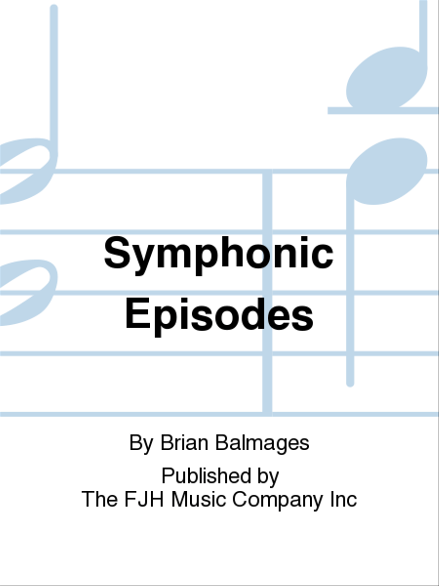 Symphonic Episodes Concert Band scores gallery preview page 1