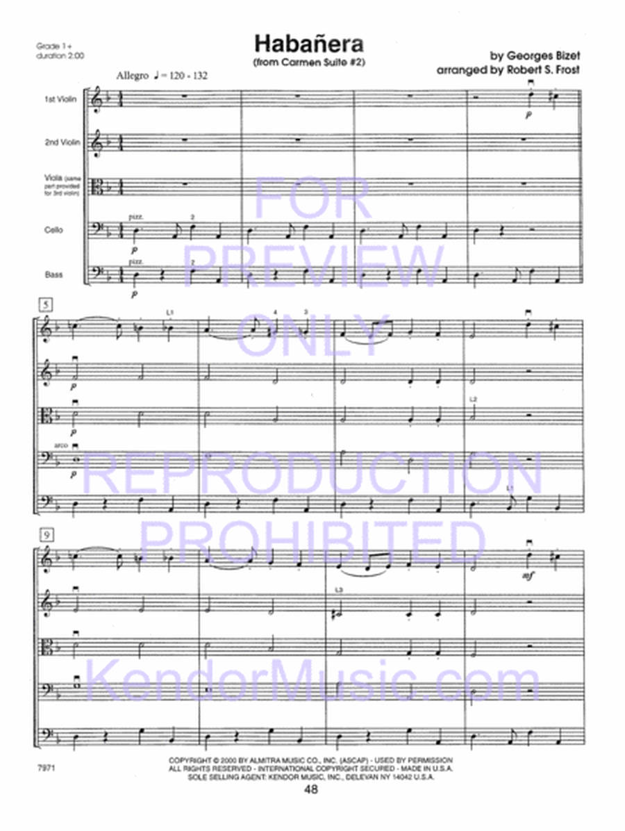 Kendor Concert Favorites - 1st Violin image number null