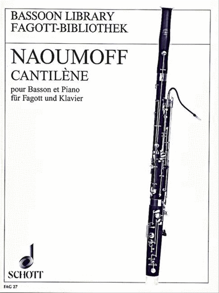 Cantilène Cantilène Bassoon Solo scores gallery preview page 1