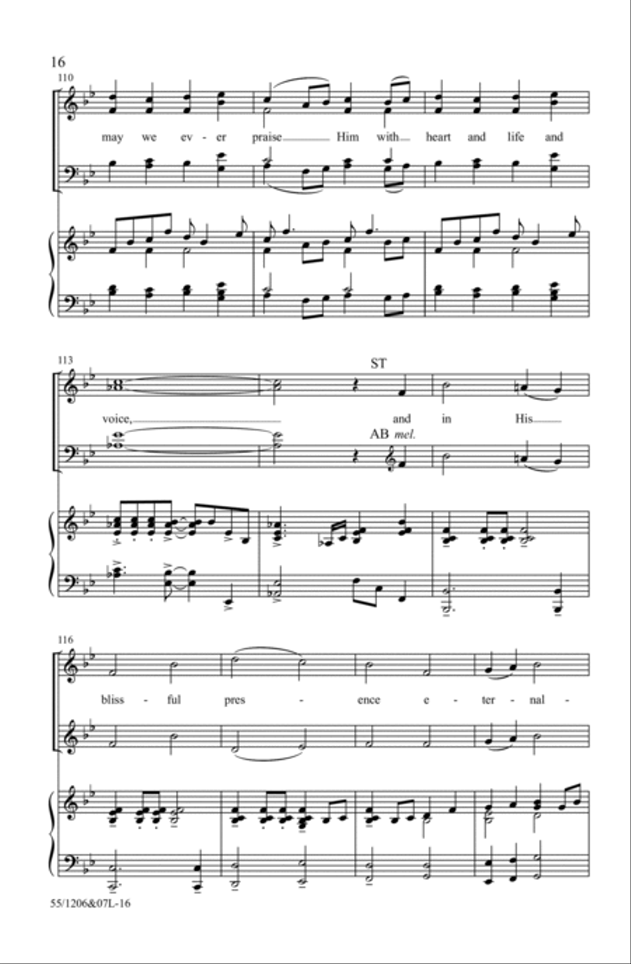 No Greater Love 4-Part scores gallery preview page 16