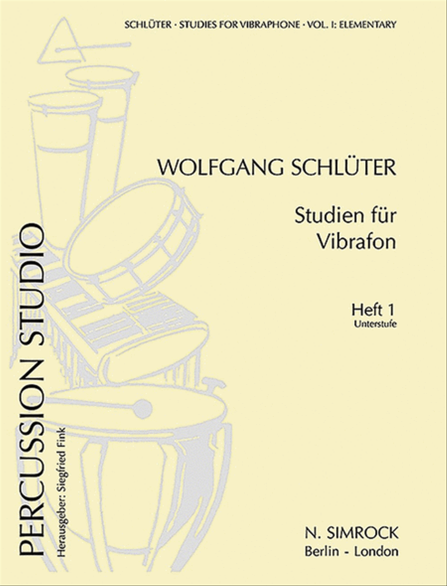 Studien Fur Vibrafon 1 Studien Fur Vibrafon 1 Vibraphone scores gallery preview page 1