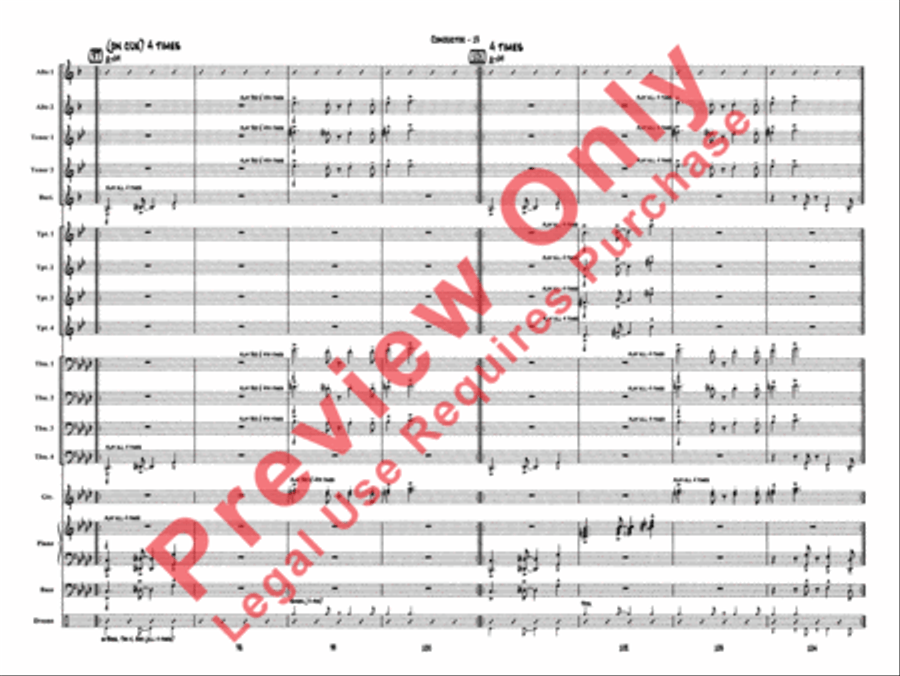 Caravan Jazz Ensemble scores gallery preview page 15