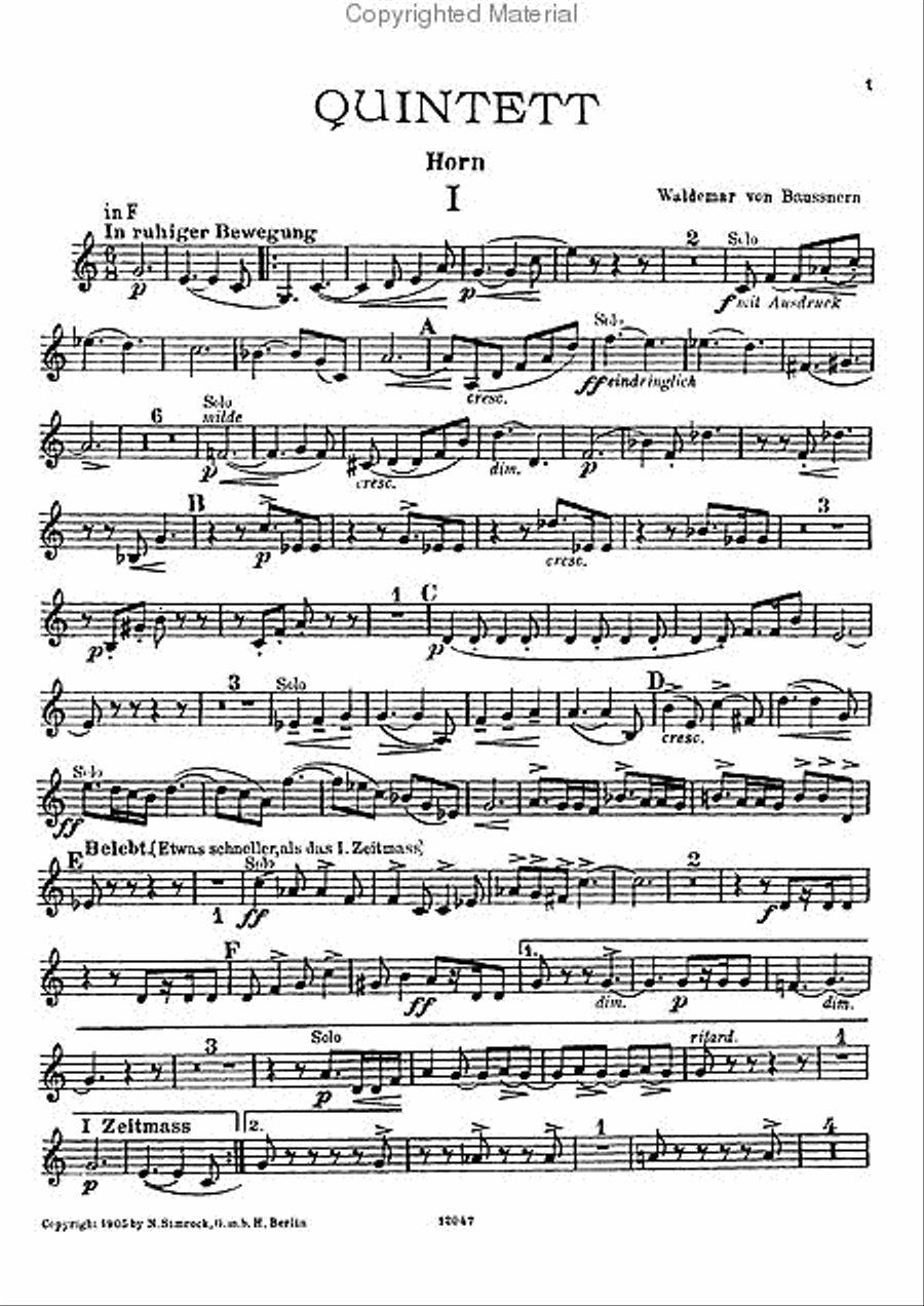 Quintet A Clarinet scores gallery preview page 3