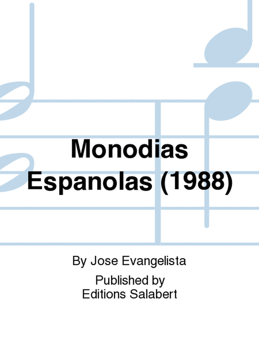Monodias Espanolas (1988)