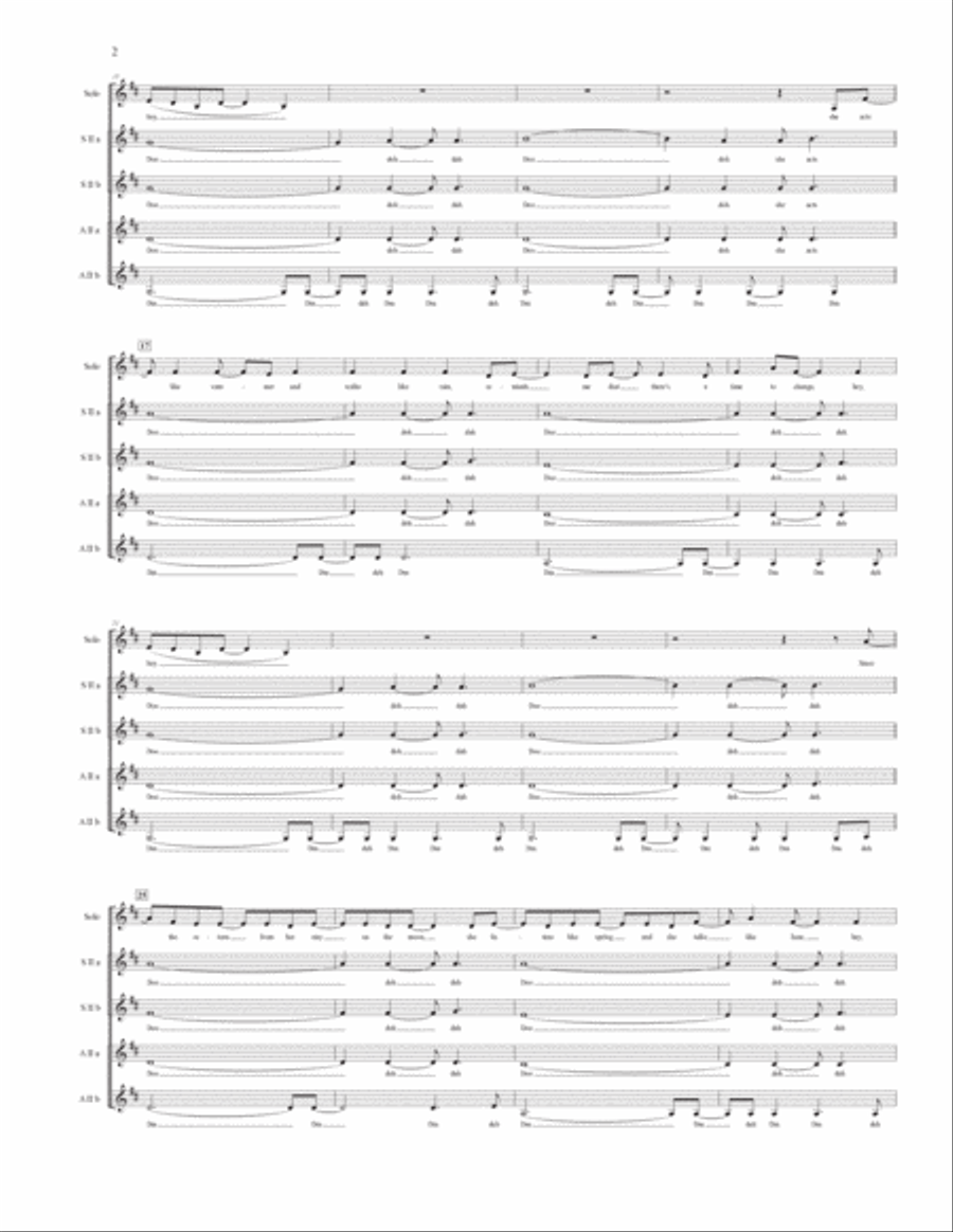 Drops Of Jupiter (tell Me) SSA scores gallery preview page 3