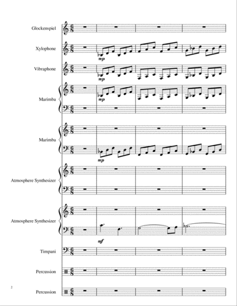 Radio Ballet Concert Band scores gallery preview page 2
