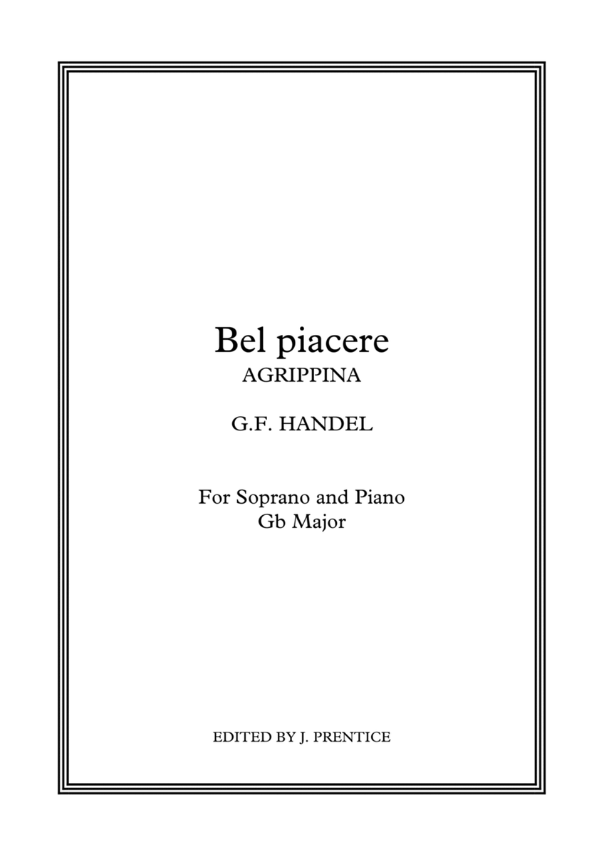 Bel piacere - Agrippina (Gb Major) image number null