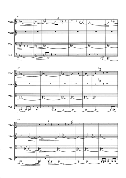 String Quartet No. 3 (score)