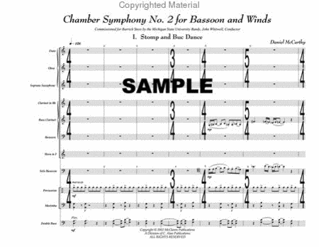 Chamber Symphony No. 2 for Bassoon