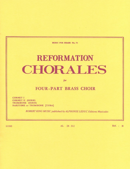 Reformation Chorales - Brass Quartet