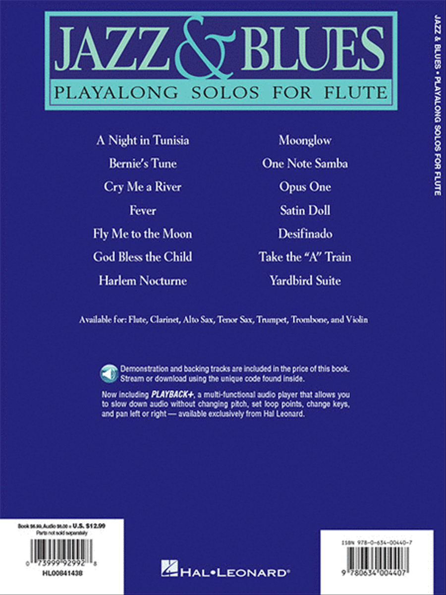 Jazz & Blues - Flute Flute Solo scores gallery preview page 5