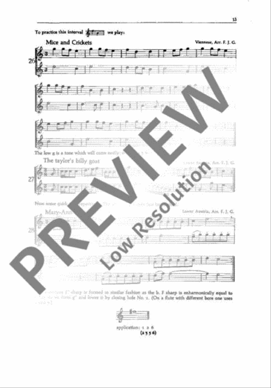 Method for the Treble Recorder Alto Recorder scores gallery preview page 14