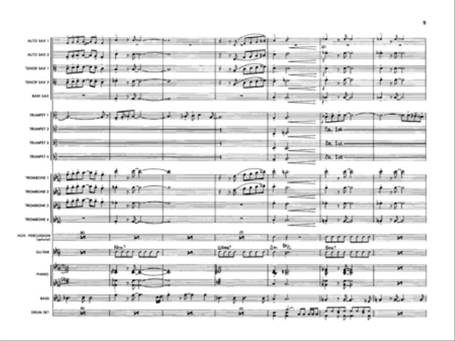 Bahia Bahia Jazz Ensemble scores gallery preview page 9