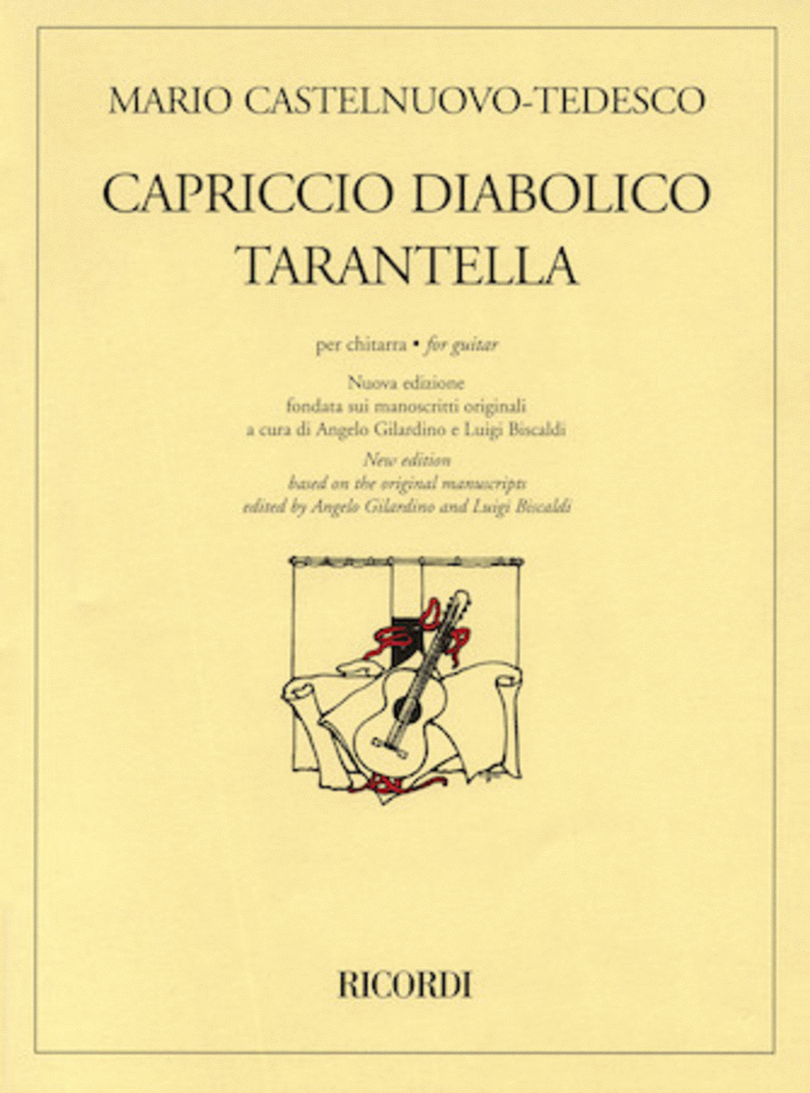 Capriccio Diabolico and Tarantella Acoustic Guitar scores gallery preview page 1