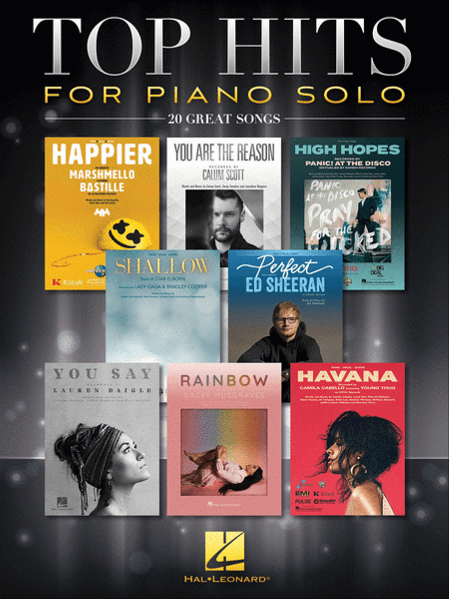 Top Hits for Piano Solo Piano Solo scores gallery preview page 1