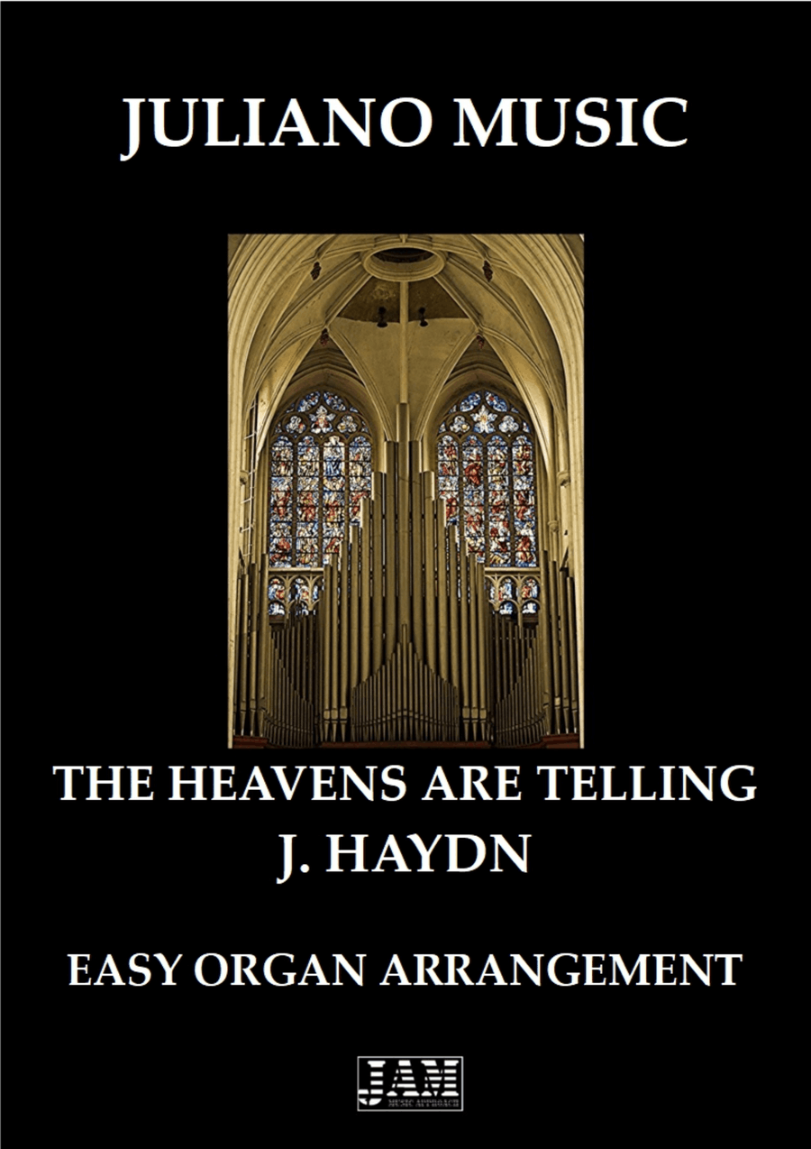 THE HEAVENS ARE TELLING (EASY ORGAN) - F. HAYDN Organ Solo scores gallery preview page 1
