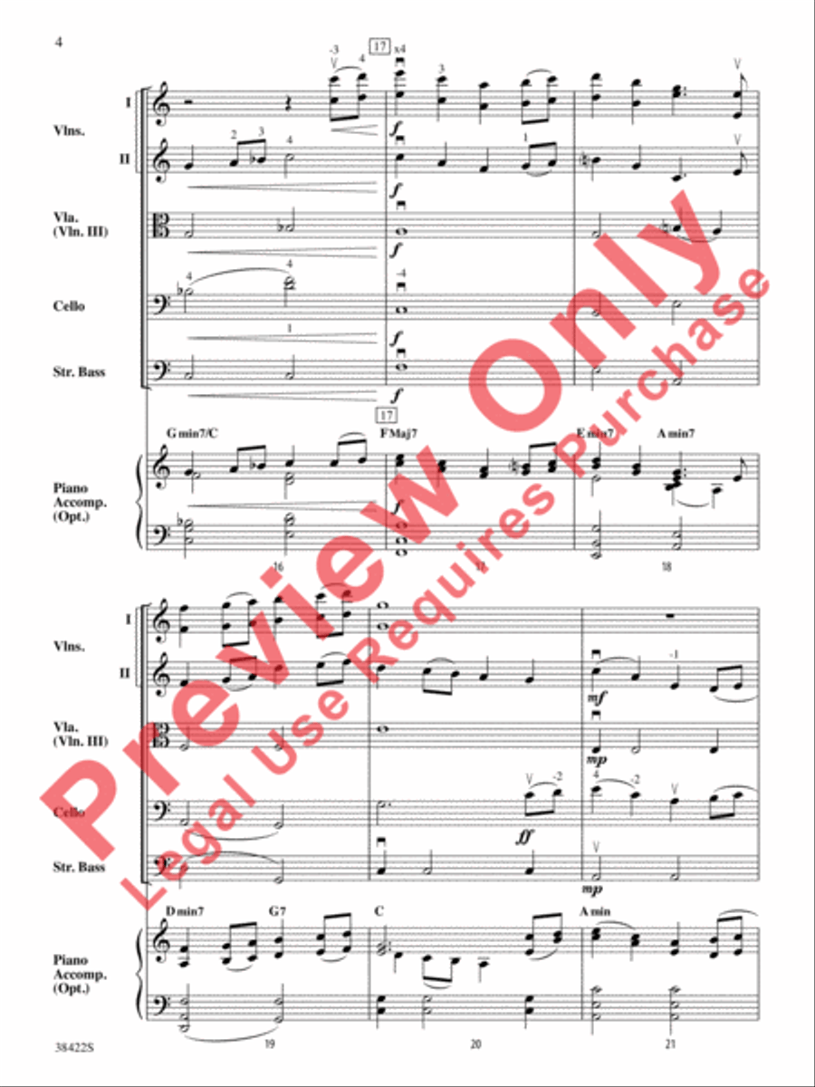 As Twilight Falls As Twilight Falls String Orchestra scores gallery preview page 5