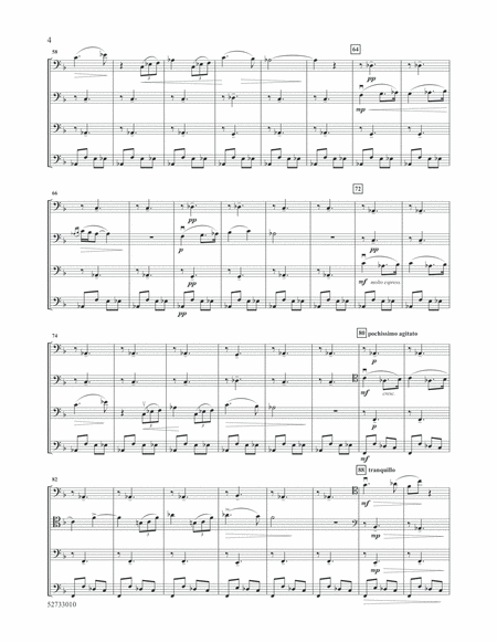 Andante Cantabile (from String Quartet No. 1) for Cello Quartet