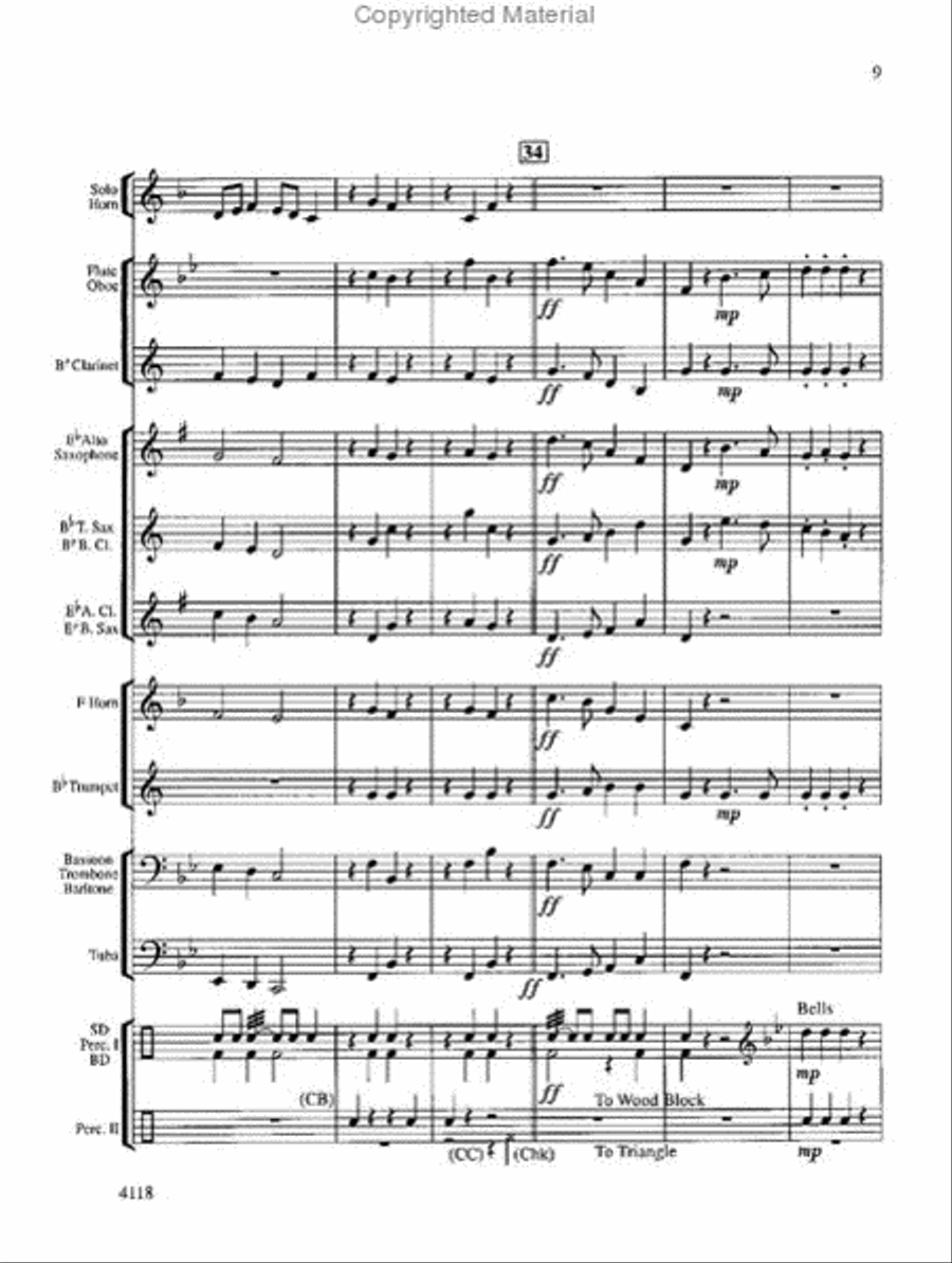 St. Croix Rag Concert Band scores gallery preview page 8