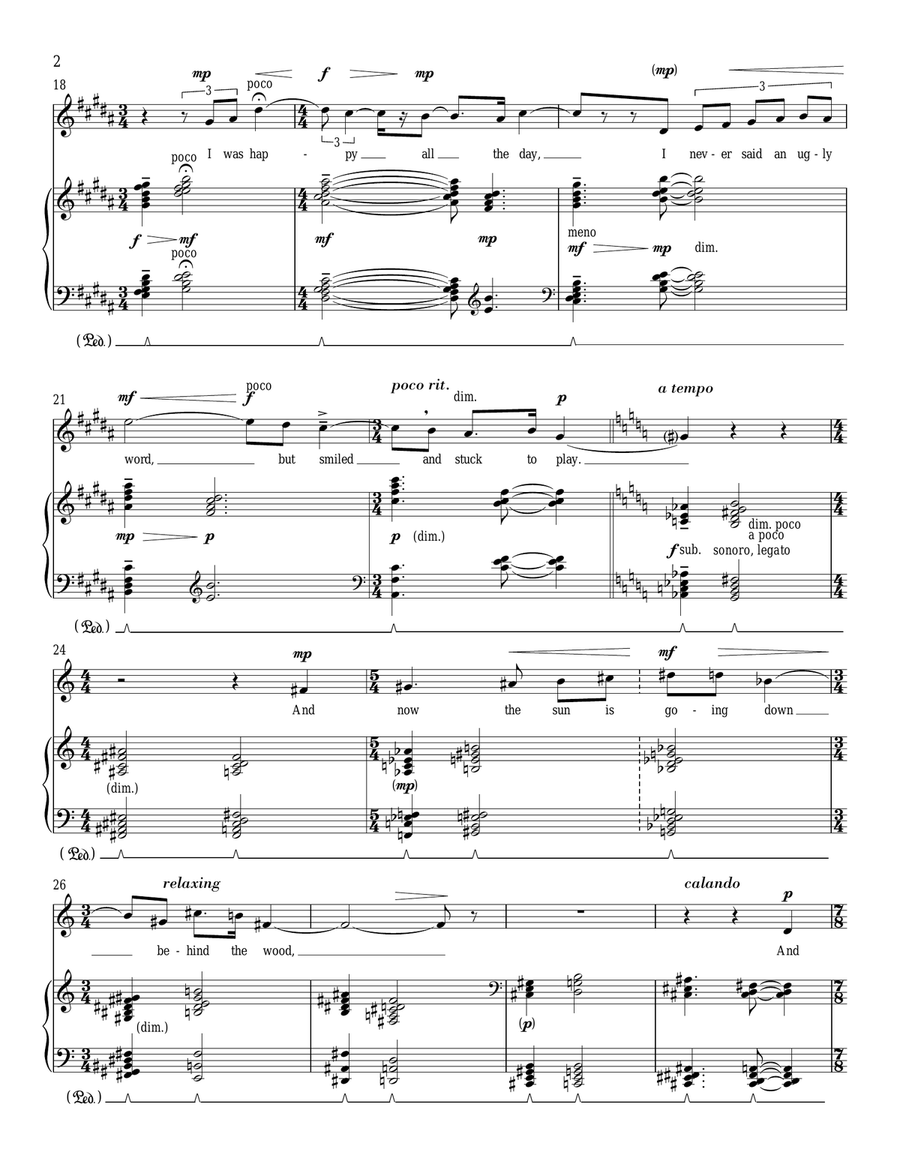 A Good Boy Piano, Vocal scores gallery preview page 2
