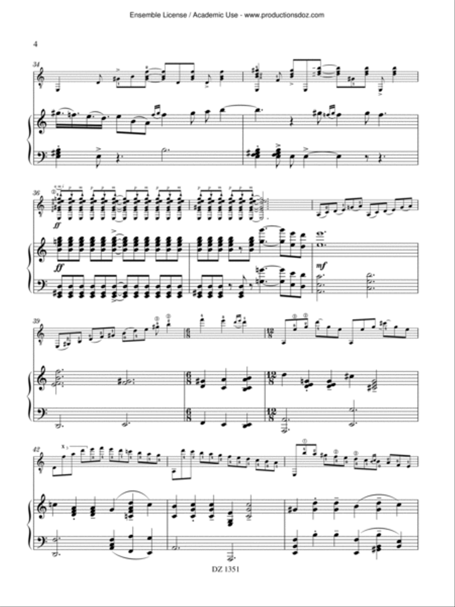 Concierto del Sol (réduction de piano et partie de guitare) Classical Guitar scores gallery preview page 6