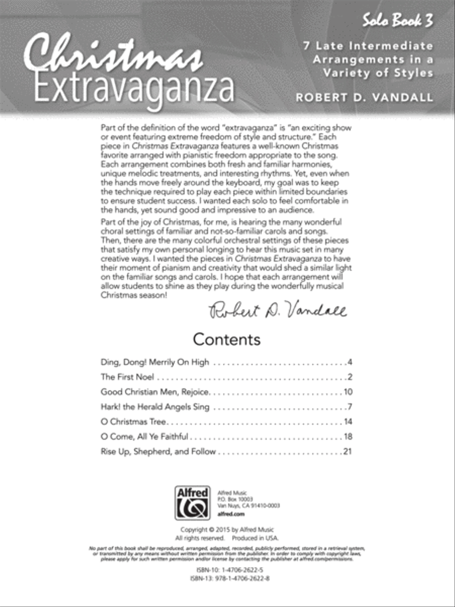 Christmas Extravaganza, Book 3 Piano Solo scores gallery preview page 2